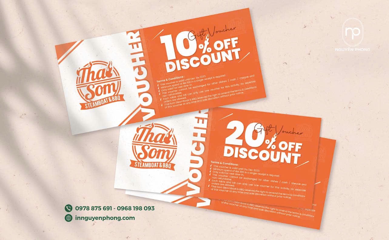 In voucher lấy ngay giá rẻ